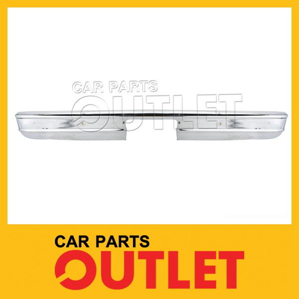 1978-1995 chevyvan g10 vandura rear bumper face bar gm1102124 chrome std type