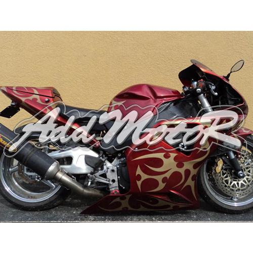 Injection molded fit cbr954rr 02 03 silver flames red fairing l9503h