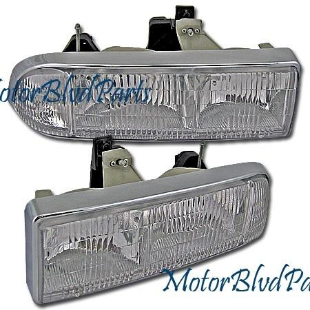 98-03 s10 blazer headlamps headlights right+left pair