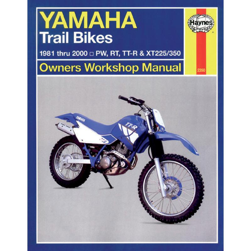 Haynes 2350 repair service manual yamaha trail bikes 1981-2000