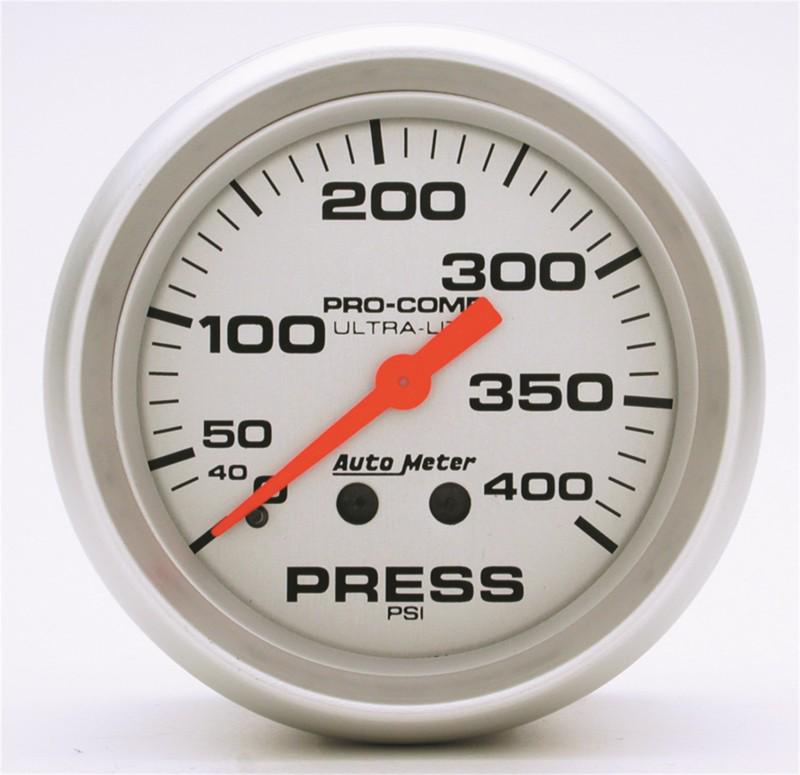 Auto meter 4424 ultra-lite; mechanical pressure gauge