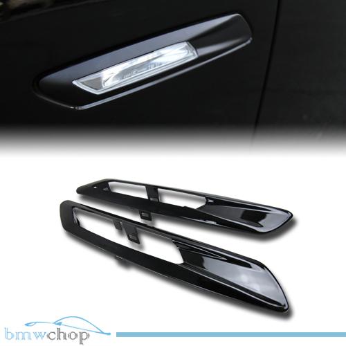 Painted bmw 5-series f10 side front fender turn signal light trim cover 10up●