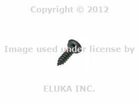 2 x bmw genuine fillister head self-tapping screw for license plate bracket