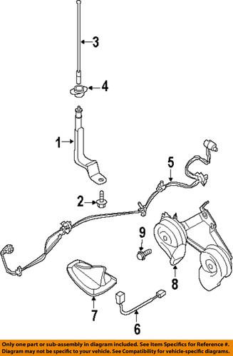 Nissan oem 256059fd0a horn