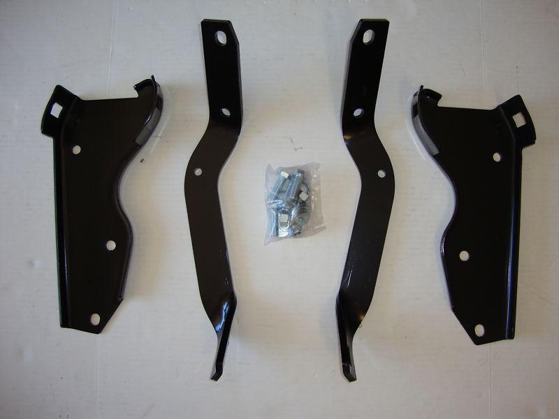 1964-1972 ford pickup truck rear bumper brackets, for (styleside) fleetside, set