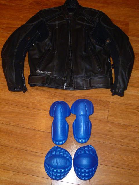 Joe rocket racing/riding jacket w/removable insulation, pads, vents