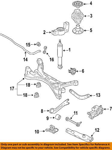 Saab oem 12776253 shock absorber/rear shock absorber