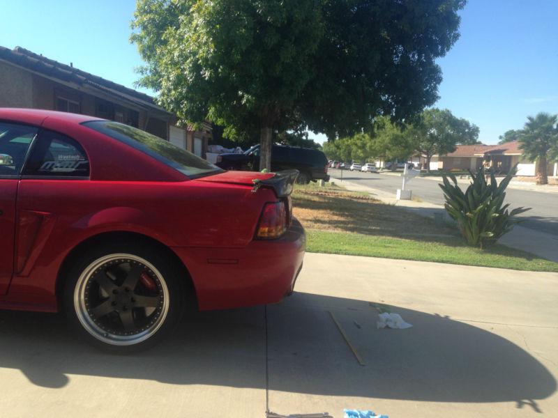 1999-2004 mustang ducktail spoiler wing carbon