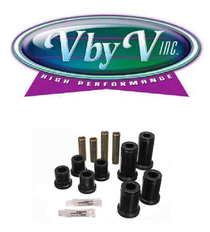 Energy suspension 3-3134g bushings frt upper/lower polyurethane black chevy gmc 