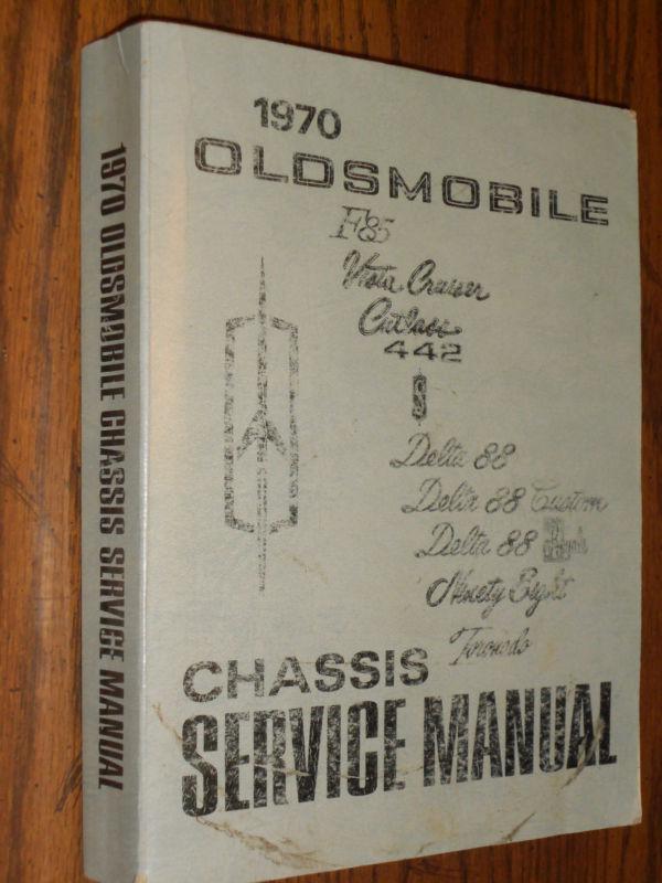 1970 oldsmobile shop book / olds service manual / original