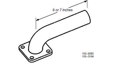 Cummins onan a026e098 exhaust elbow quiet diesel