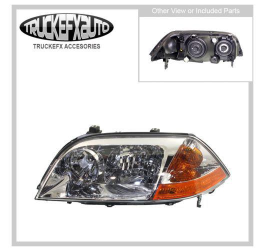 New headlight driver side clear lens halogen lh left hand ac2518103c 33151s3va01