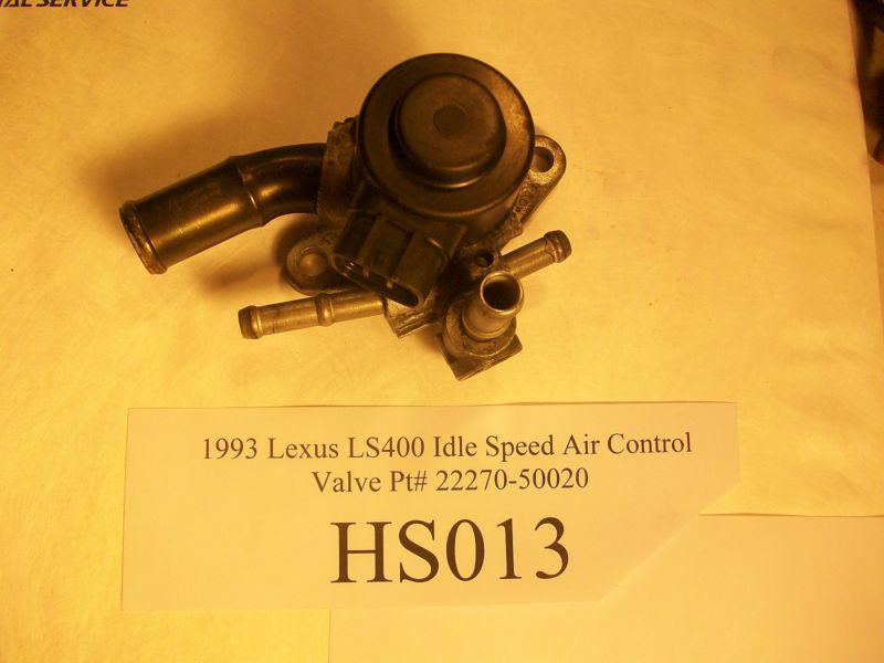 1993 lexus ls400 idle speed air control valve pt# 22270-50020  2227050020 #hs013