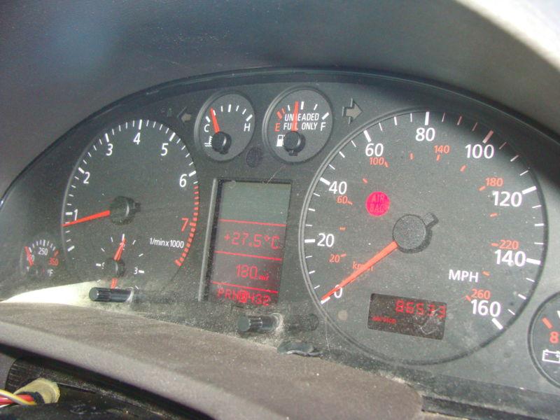 1998 audi a6 2.8l c5 instrument cluster 86k