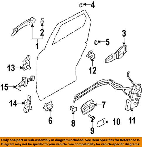 Mazda oem eg2273310n door lock actuator motor/door lock motor