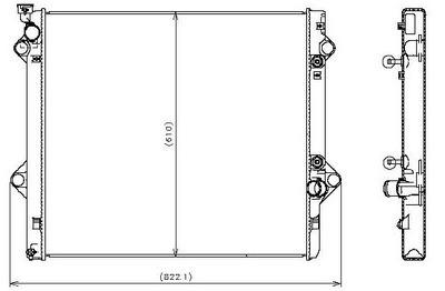 Denso 221-3125 radiator