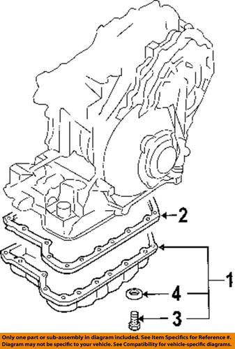 Nissan oem 315261xa01 transaxle parts-transmission pan washer