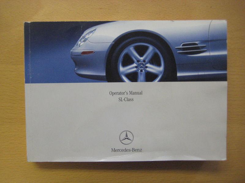 2006 mercedes benz sl-class owners manual books factory stock oem