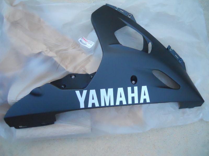 Yamaha r6s, cover assy 2 (fairing), oem# 5sl-y2809-10-p1, gray metallic, new 5