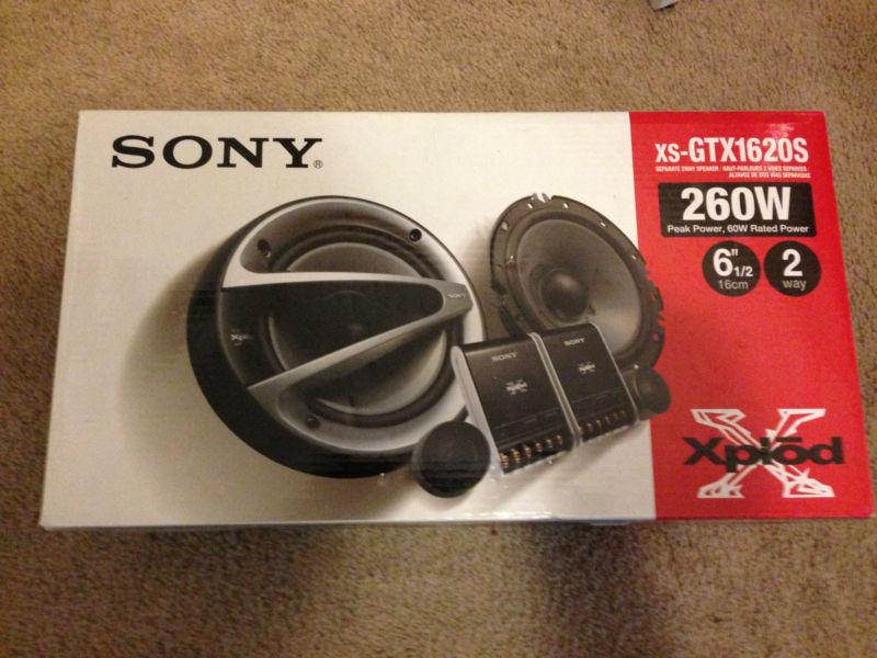 Sony xsgtx1620s 6.5" component speaker system 260 watt