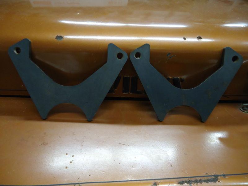 Jeep cj gm disc brake caliper brackets, custom laser cut, dana 44, dana 60 70