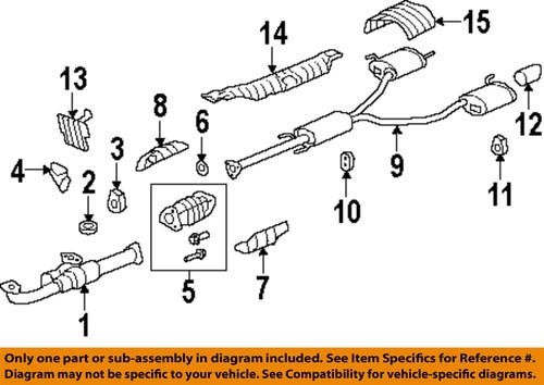 Honda oem 18310szaa01 exhaust-finish pipe