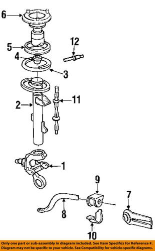 Ford oem f6dz5486aa stabilizer bar-stabilizer bar bracket