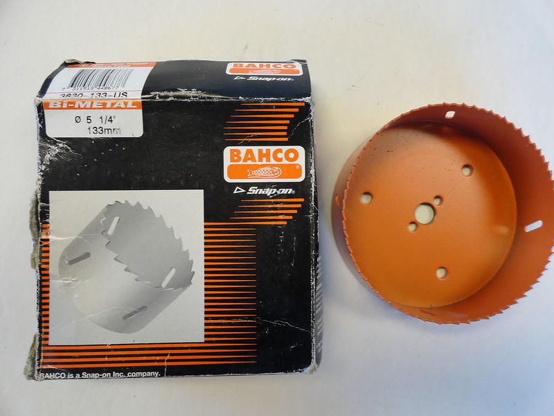 Bahco snap-on 3830-133 us bi metal hole saw 5-1/4"(133 mm)