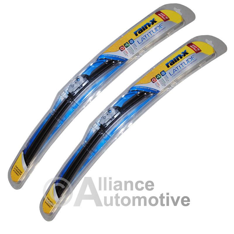 2 new rain-x latitude beam wiper blades 16"