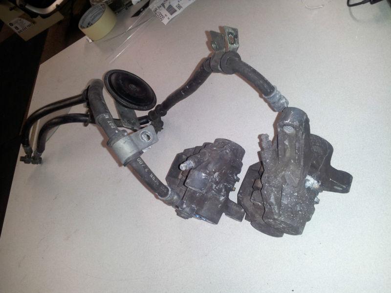 2000 yamaha yzfr6 front brake calipers setup assembly 