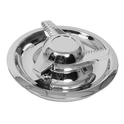 Summit racing center cap snap-on spinner chrome steel 55-jc5007v