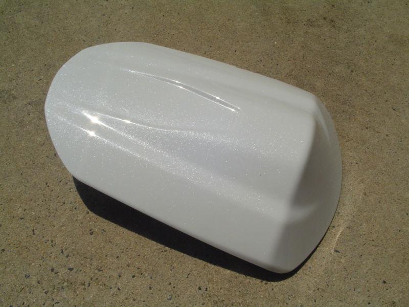 Used oem white 2008 suzuki gsxr 600 rear passenger cowl fairing oem