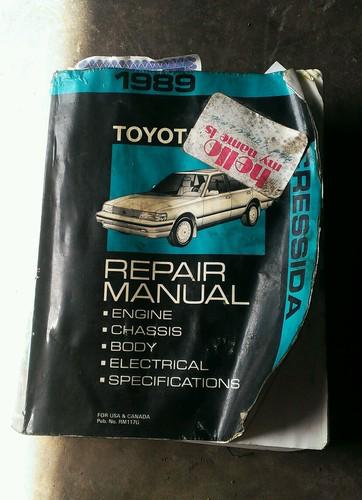 1989 toyota cressida factory repair manual