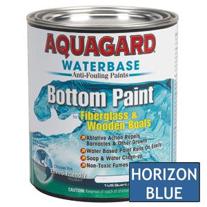 Brand new - aquagard waterbased anti-fouling bottom paint - 1qt - horizon blue -