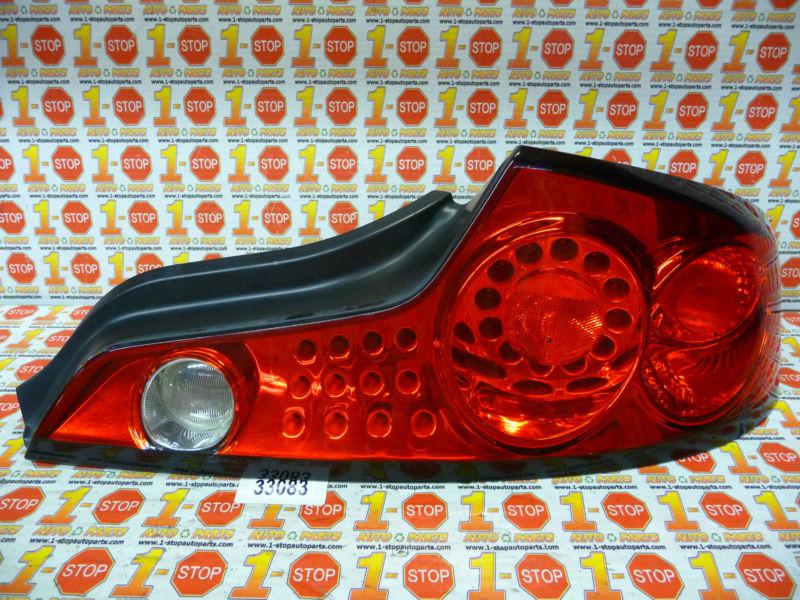 03 04 05 infiniti g35 2dr coupe passenger/right side tail light lamp oem