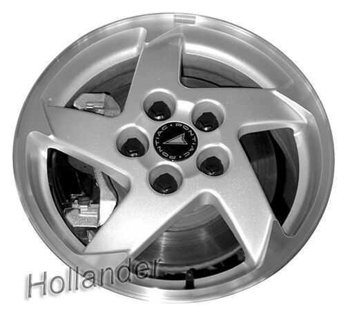 04 05 06 grand prix wheel 16x6-1/2 alum 5 spoke silver opt qd1 195244