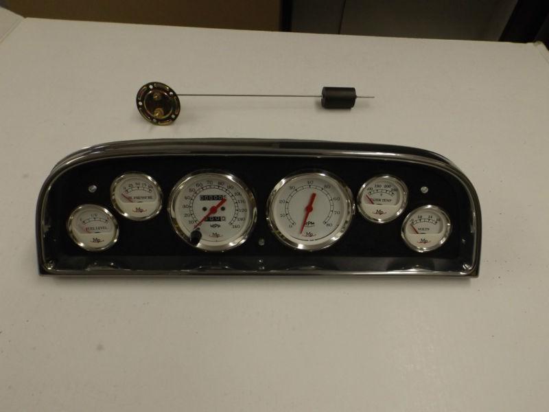 1960 1961 1962 1963 chevy pickup truck chrome instrument dash panel