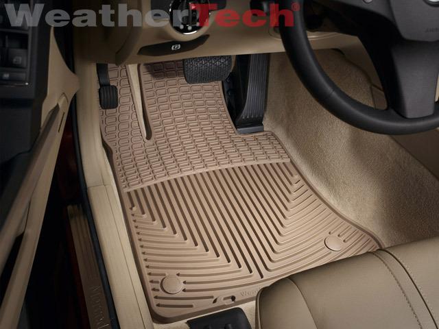 Weathertech® all-weather floor mats - mercedes glk-class - 2009-2014 - tan