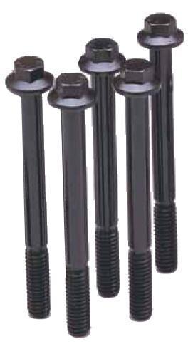 Arp 652-2000 standard hex bolt 5pieces black oxide 3/8-16 x 2 wrenching 3/8