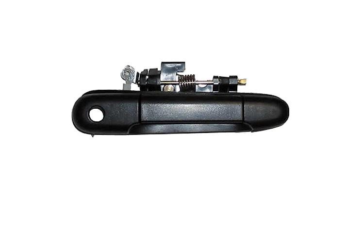 Right replacement outside frt texture door handle w/ keyhole toyota tercel paseo