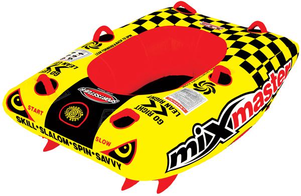 Sportsstuff mix master 1 person towable - red/yellow/black - 60" x 45" 53-1265