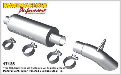 Magnaflow 17125 jeep truck wrangler stainless catback system performance exhaust