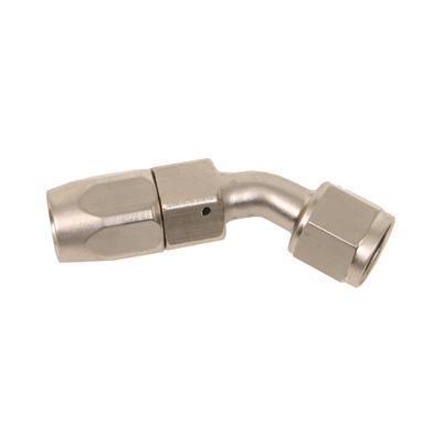 Summit 220886n hose end 45 deg -8 an hose to female -8 an nickel plated ea