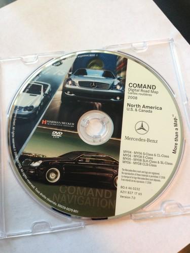 Genuine mercedes s / sl / slk navigation dvd 0232 version 7.0 map update © 2008