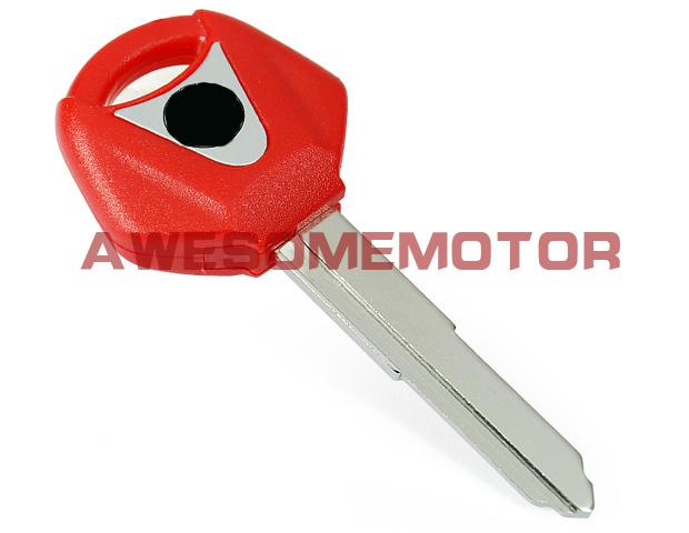 Alloy uncut motorcycle blank key for yamaha 1998-2010 r1 r6 fz1 fz6 red warranty