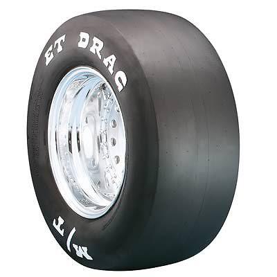 Mickey thompson tire et drag slick 33x15-15 bias-ply m8 compound blackwall pair