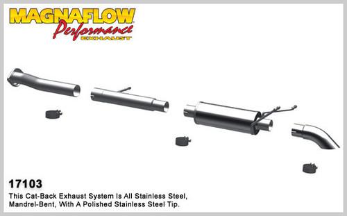 Magnaflow 17103 chevrolet truck silverado 1500 stainless cat-back system exhaust