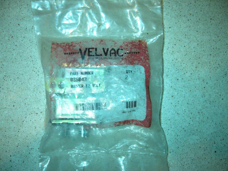 New in package velvac 36043 low vacuum warning relays (2) pair 