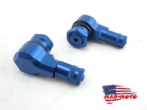 Mad moto cnc 11.3mm tire valve stem yamaha yzf r1 blue color