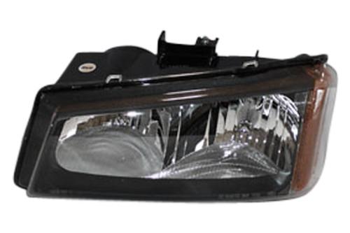 Tyc 20-6386-90 - 2005 chevy silverado left replacement headlight assembly